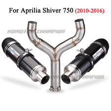 Tubo de enlace medio silenciadores de carbono para sistema de escape Aprilia Shiver 750 2010-2016 segunda mano  Embacar hacia Mexico