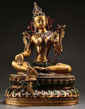 Statua buddha tara usato  Spedire a Italy