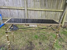 Metal glass console for sale  MANCHESTER