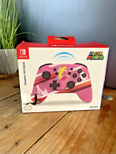 CONTROLADOR NINTENDO SWITCH HORI WIRELESS HORIPAD ROSA SUPER MARIO PRINCESS PEACH comprar usado  Enviando para Brazil