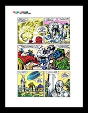 Graphic Novel Surfista Prateado Jack Kirby #1 Arte de Produção Rara Pg 79, usado comprar usado  Enviando para Brazil
