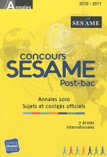 Concours sésame annales d'occasion  Corbeil-Essonnes