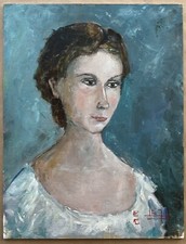 Oil painting portrait d'occasion  Expédié en Belgium