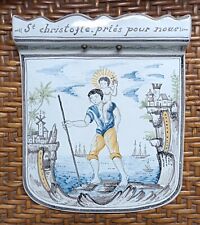 Rare plaque faïence d'occasion  Châteauneuf-sur-Sarthe