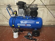 Air compressor wolf for sale  ST. AUSTELL