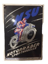Nsu motorcycle porcelain for sale  Searsport