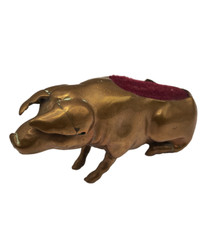 Antique brass pig for sale  TELFORD
