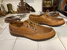 Mocassim Sebago Goodyear Vintage Marrom Couro Sapatos de Barco 7 M comprar usado  Enviando para Brazil