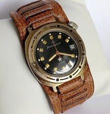 Relógio de pulso masculino Commander Vostok 17 joias URSS. comprar usado  Enviando para Brazil