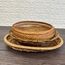 Vtg woven wicker for sale  Dayton