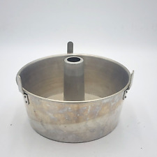 Usado, GRANTS Vintage Angel Food Bolo PAN 10x4" Redondo 2 peças Tubo de Alumínio Pernas de Refrigeração comprar usado  Enviando para Brazil