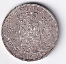 1870 belgium francs d'occasion  Expédié en Belgium
