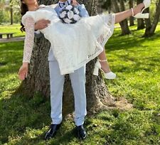 Hochzeitskleid standesamtkleid gebraucht kaufen  Mühlacker