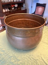 Caldeirão de cobre vintage grande 16 pol. comprar usado  Enviando para Brazil