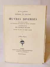 Honore balzac oeuvres d'occasion  Champigny-sur-Marne
