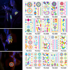 Luminous temporary tattoos for sale  Shipping to Ireland