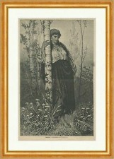 Zigeunerin teschendorff portr� gebraucht kaufen Zigeunerin teschendorff portr� gebraucht kaufen  Grabenstätt