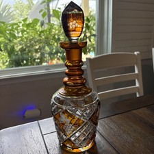 Vintage amber glass for sale  Windermere