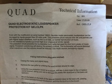 Quad esl electrrostatic for sale  LINCOLN