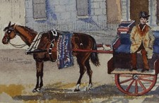 Original watercolour horse for sale  WIRRAL