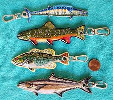 Four embroideded fish for sale  Homestead