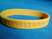 Genuine livestrong wristband for sale  BRISTOL