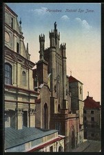 Pocztówka Warszawa, Kosciól Sgo. Jana  na sprzedaż  Wysyłka do Poland