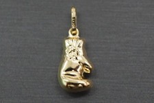Pingente de berloque de luva de boxe de ouro amarelo 14K sólido., usado comprar usado  Enviando para Brazil