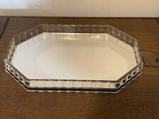Bandeja de cômoda vintage octógono espelhada Lucite ou acrílico MCM, usado comprar usado  Enviando para Brazil