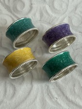 Napkin rings enamel for sale  BOURNEMOUTH