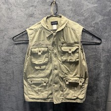 Colete Stone Creek masculino L zíper completo carga sem mangas botão frontal caminhada trilha campo comprar usado  Enviando para Brazil