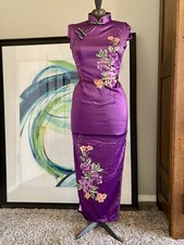 Cheongsam satin dress for sale  Tulsa