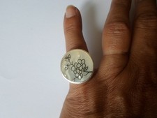 Bague argent massif d'occasion  Rioz