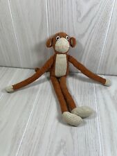 Usado, World Market macaco pelúcia saco de feijão prateleira sitter 11" veludo recheado com nervuras comprar usado  Enviando para Brazil