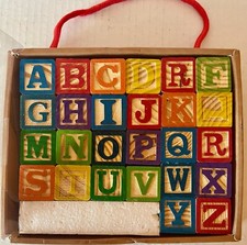 Classic alphabet wooden for sale  Lake Villa