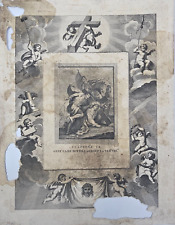 Antica stampa stazione usato  Carrara