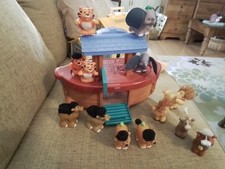 2005 Fisher Price Little People Arca de Noé Barco Conjunto de Brincadeiras Touch And Feel Animals  comprar usado  Enviando para Brazil
