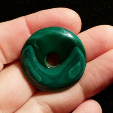 Pendentif donut malachite d'occasion  Houssen