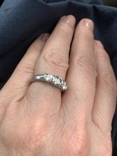 Platinum diamond ring for sale  BANGOR