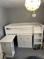 Cabin bed white for sale  NEWMARKET