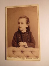 Biała koło Bielska - Ella Freyler jako dziewczyna - portret / CDV na sprzedaż  Wysyłka do Poland