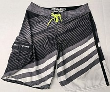 Shorts de prancha Billabong Recycler Series masculino tamanho 34 preto cinza branco - surf, usado comprar usado  Enviando para Brazil