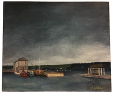 Boat harbour scene for sale  BRISTOL