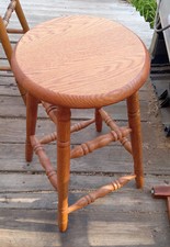 Solid oak swivel for sale  Joplin