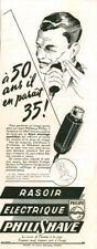 Publicité ancienne rasoir d'occasion  France