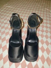 Versace satin platform for sale  CHELTENHAM