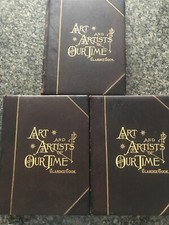 Antique Books, Art and Artists of Our Time, Three Vol. Set, 1st. Ed., 1888, Cook segunda mano  Embacar hacia Mexico