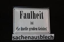 Faulheit ....... funschild gebraucht kaufen  Braunschweig