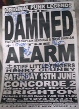 Damned signed poster for sale  OLDBURY