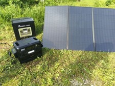 FOSSIBOT F2400 Power Station Portatile + Pannelli Solari Pieghevoli 420W comprar usado  Enviando para Brazil